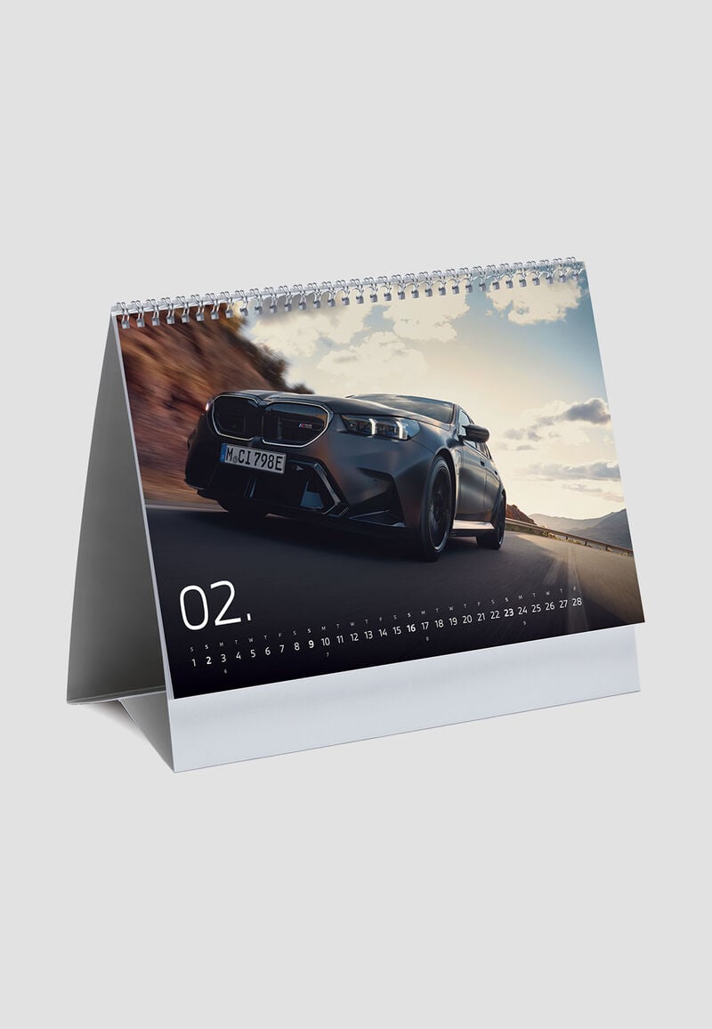 BMW M Desk 2026 Calendar