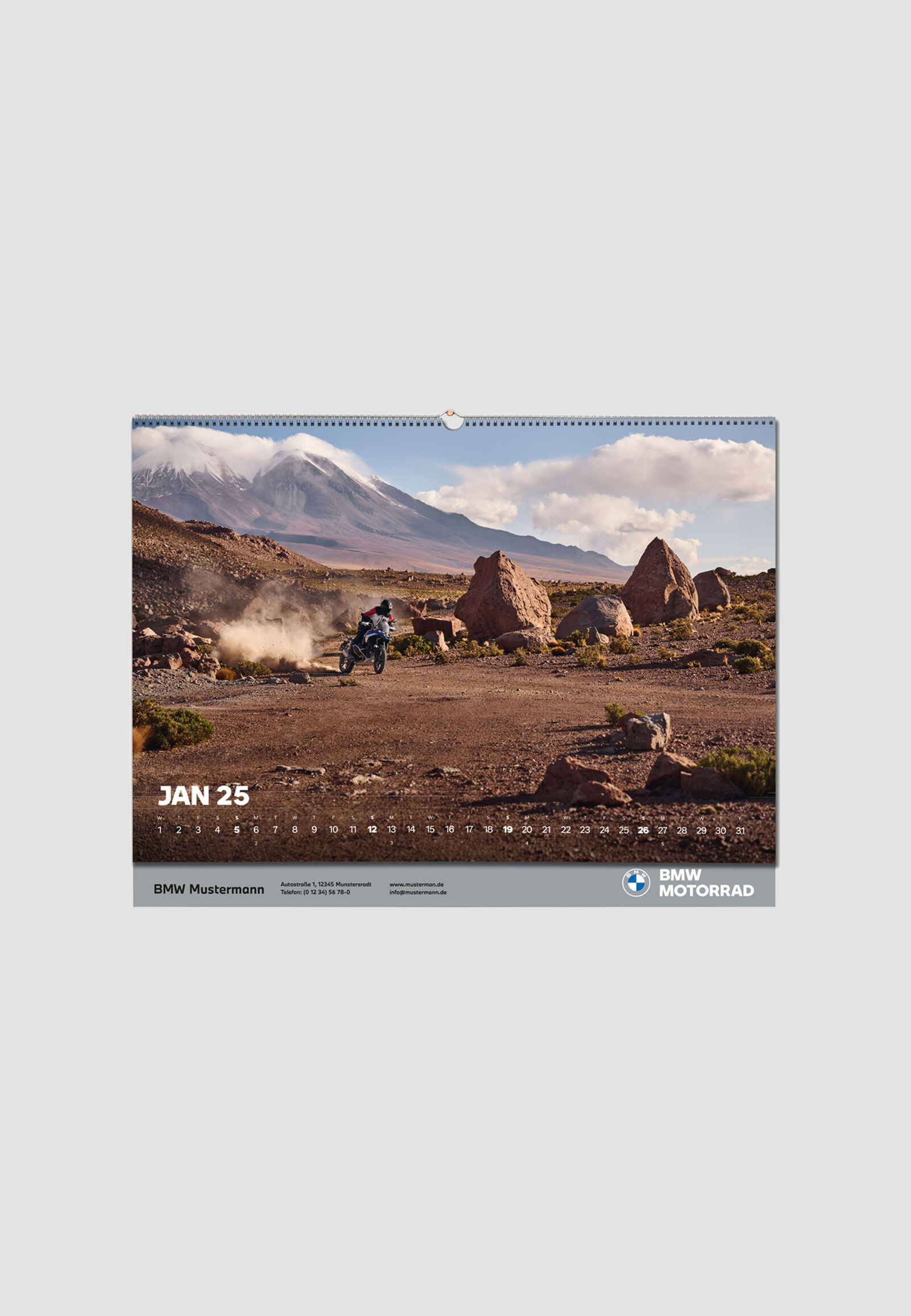 BMW Motorrad Wall Calendar. - hi-res