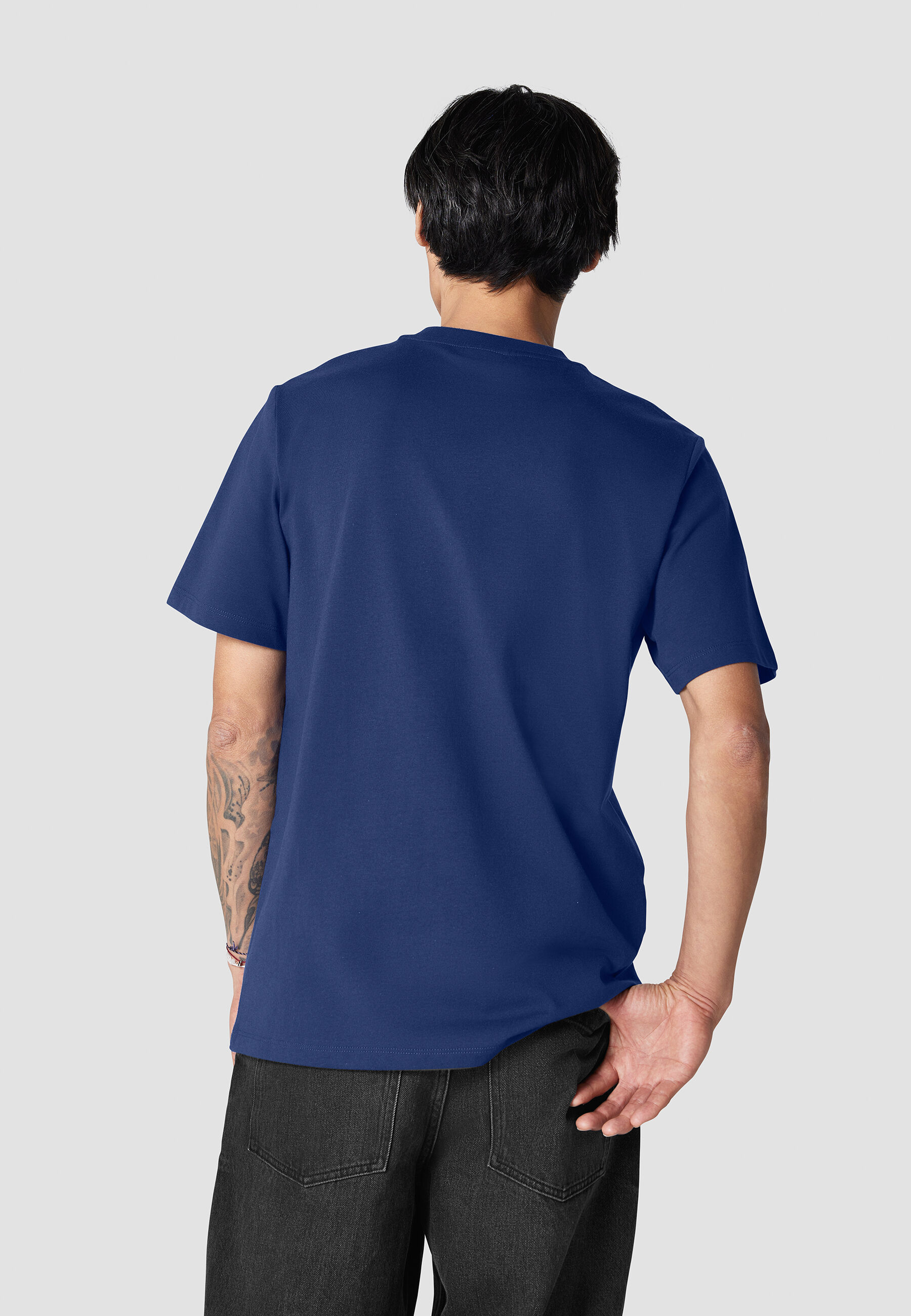 Tシャツ・カットソー BSM Small Logo T-Shirt - Blue mtsim_shirt_logo_blue_06-