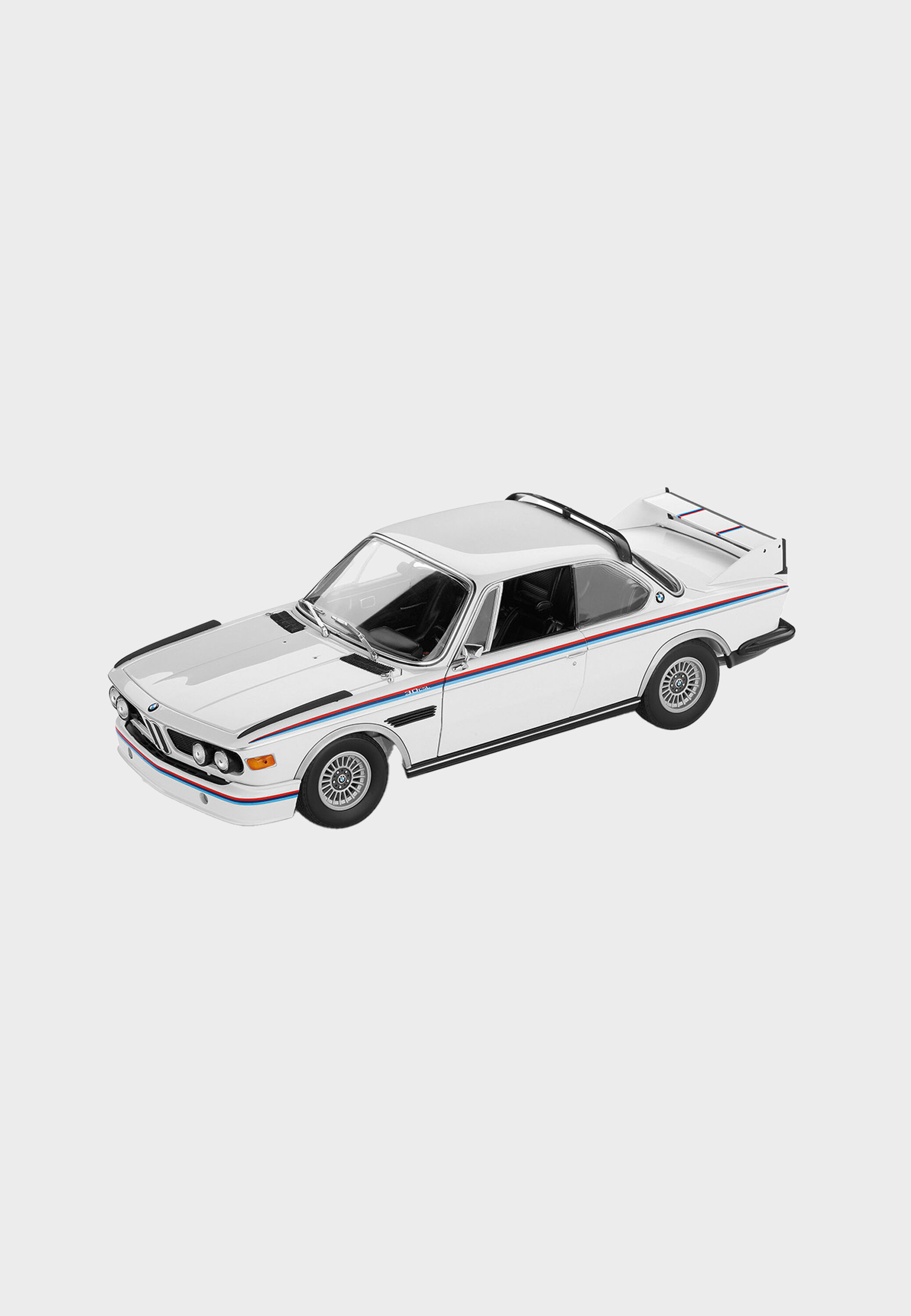 Meilleur cadeau 1/18 pour BMW 3.0 CSL E9 1973–75 Métal moulé sous pression  rétro haute simulation voiture de sport modèle artisanat : : Jeux  et Jouets