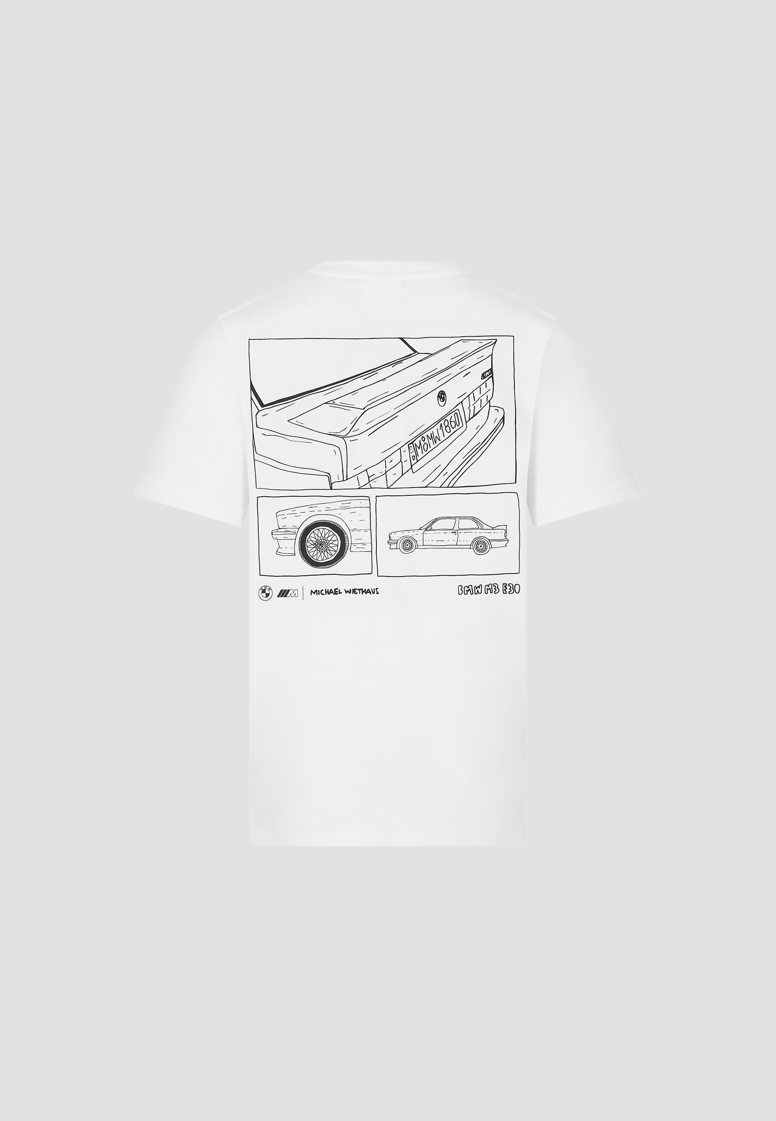 BMW x Michael Wiethaus E30 Print T-Shirt - hi-res