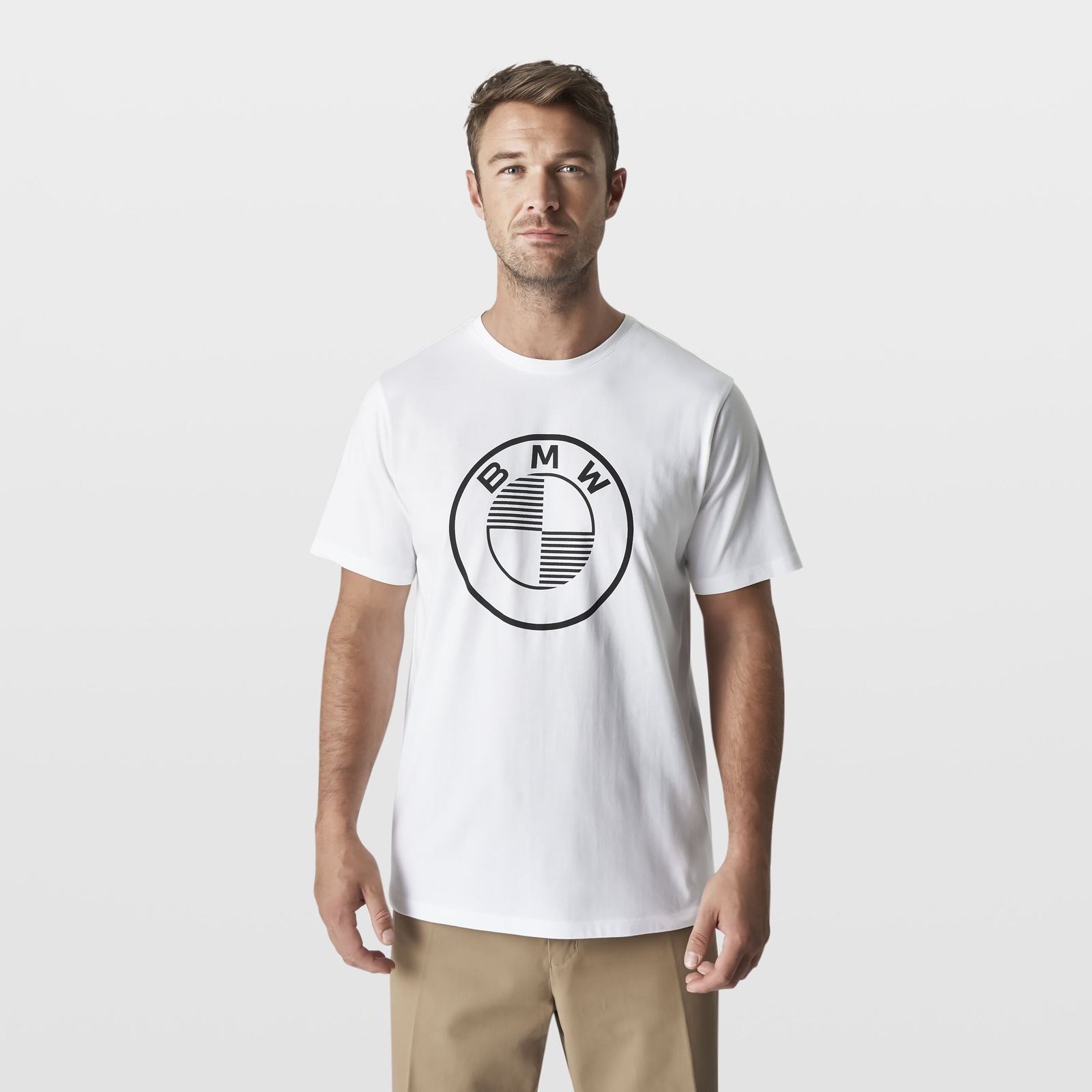 STRIPE DOT T-SHIRT - model