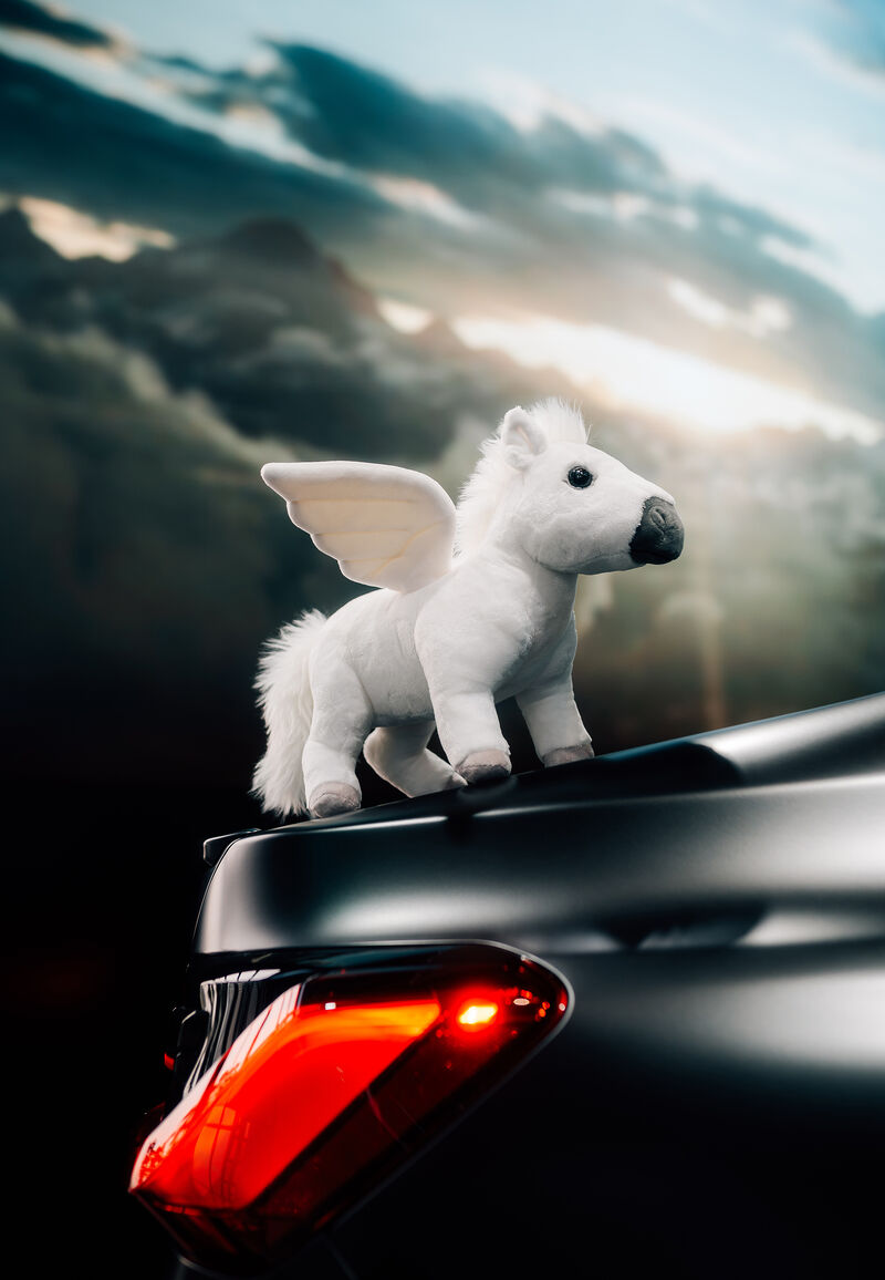 Peluche Pegasus BMW