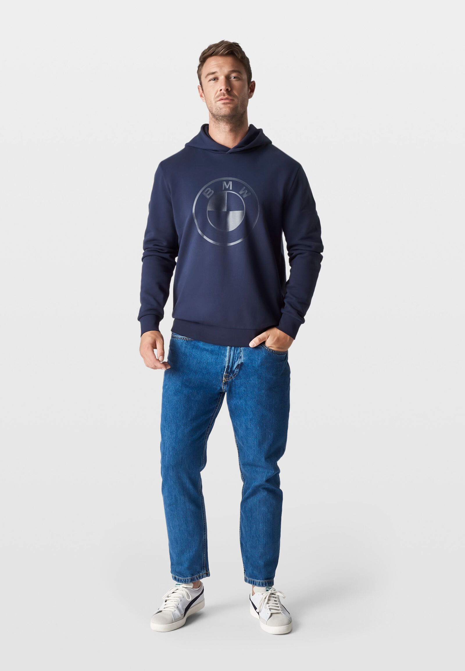 TONAL DOT SWEAT HOODIE - model