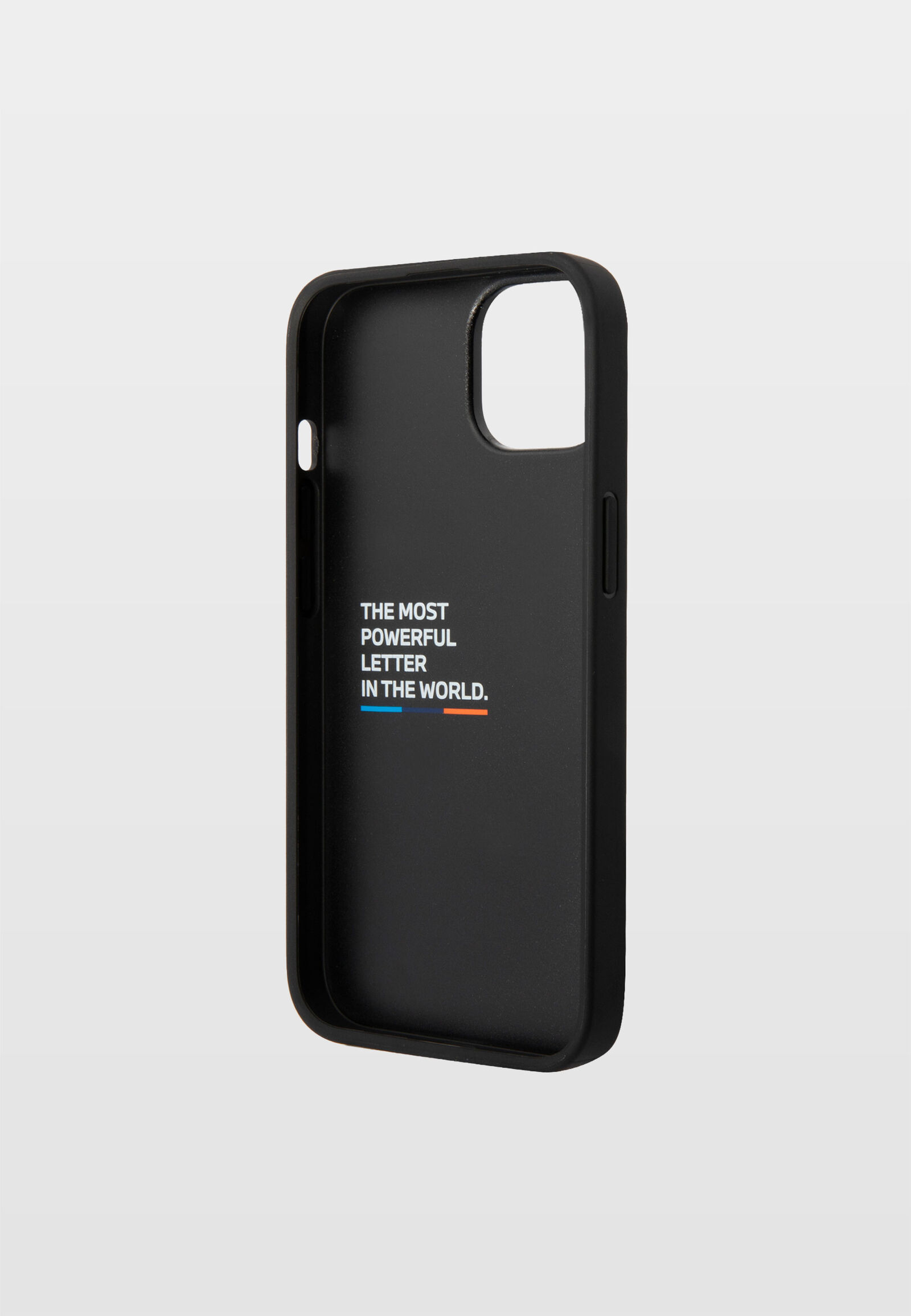BMW IPHONE 14 LEATHER HOT STAMP TRICOLOR - hi-res