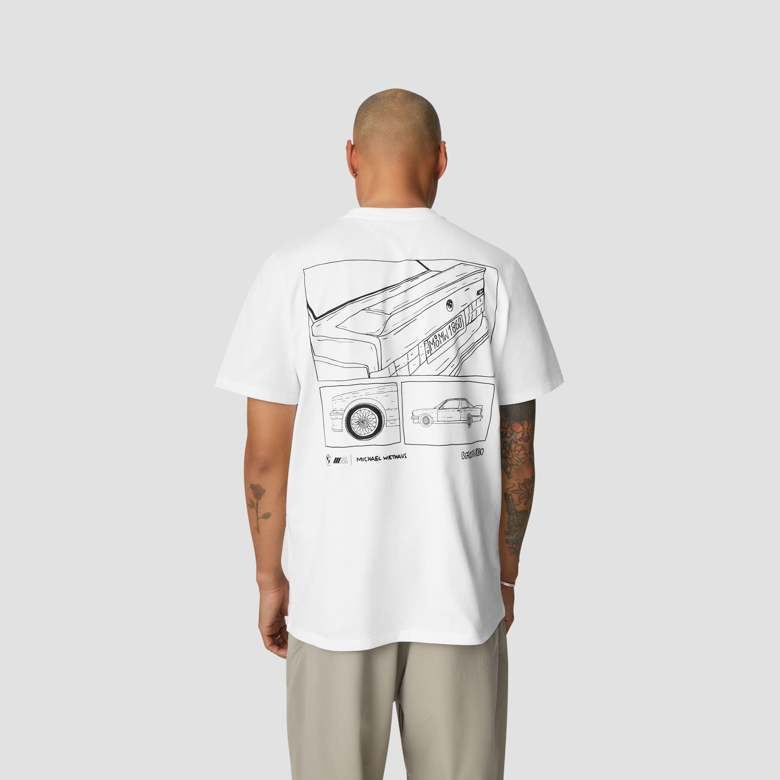 BMW x Michael Wiethaus E30 Print T-Shirt - model