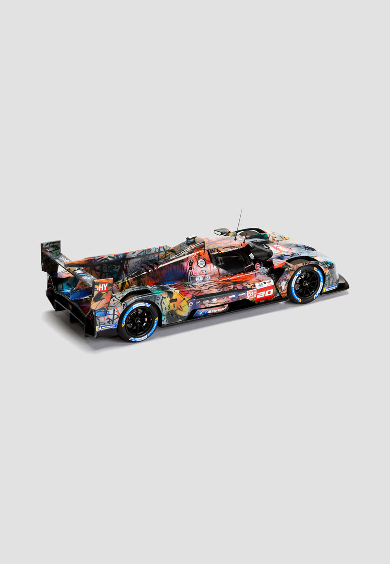 1:18 BMW Miniature M Hybrid V8 Art Car #20 Julie Mehretu