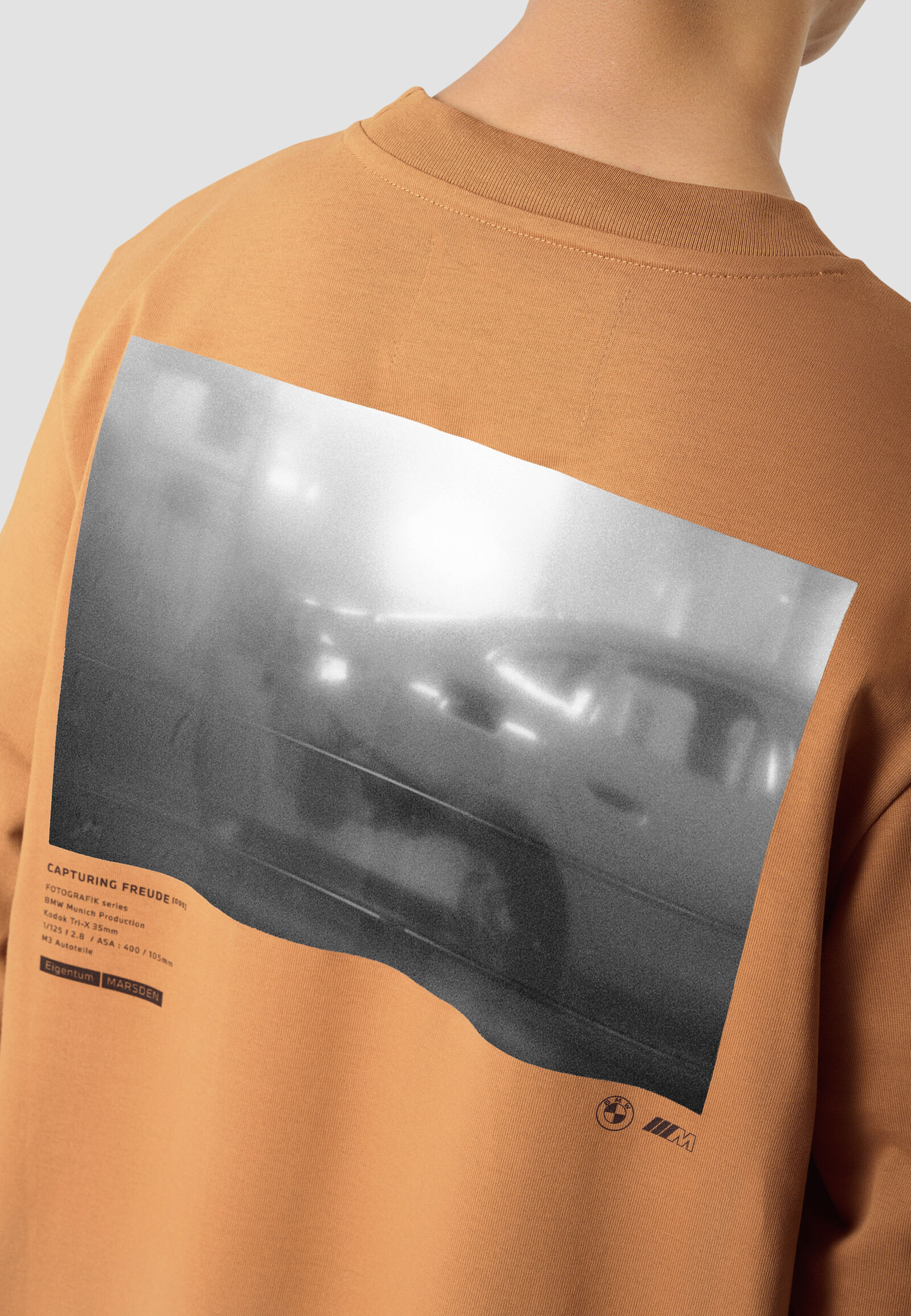 REVERSE M LS OVERSIZED T-SHIRT - model