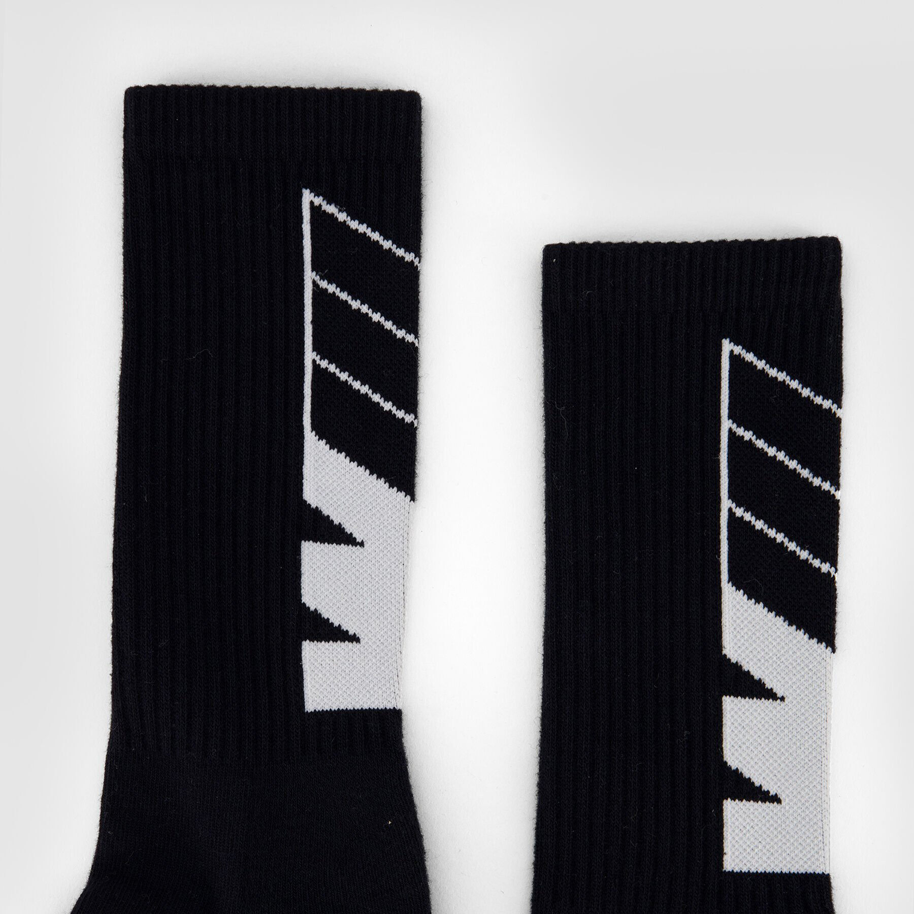 thumbnail image 2 of Mission Performance Crew Socks - Black, 2 Pairs, Large (Men's 8-12 / Women's 10-13) 2 of 4