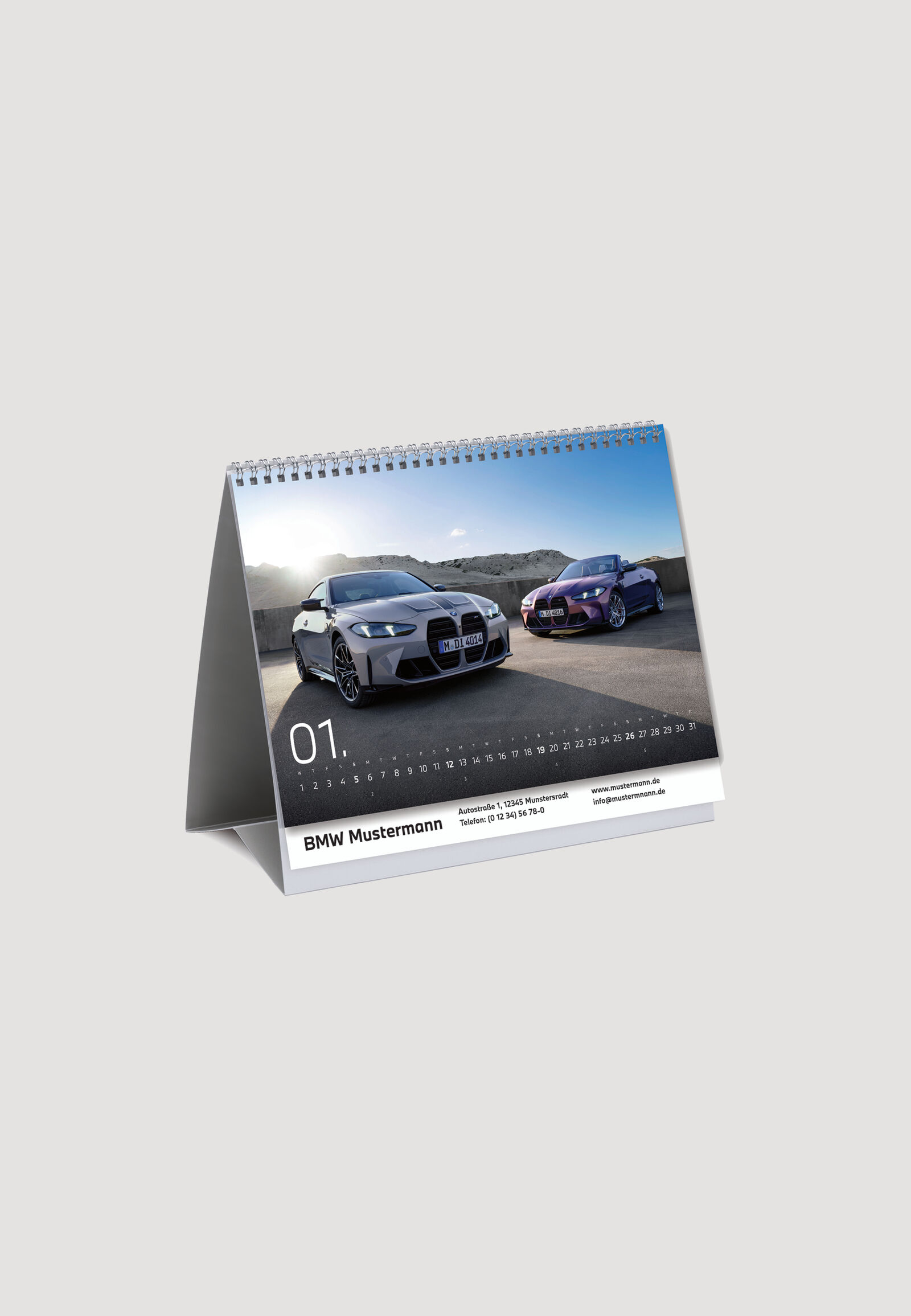 BMW M Desk Calendar - hi-res