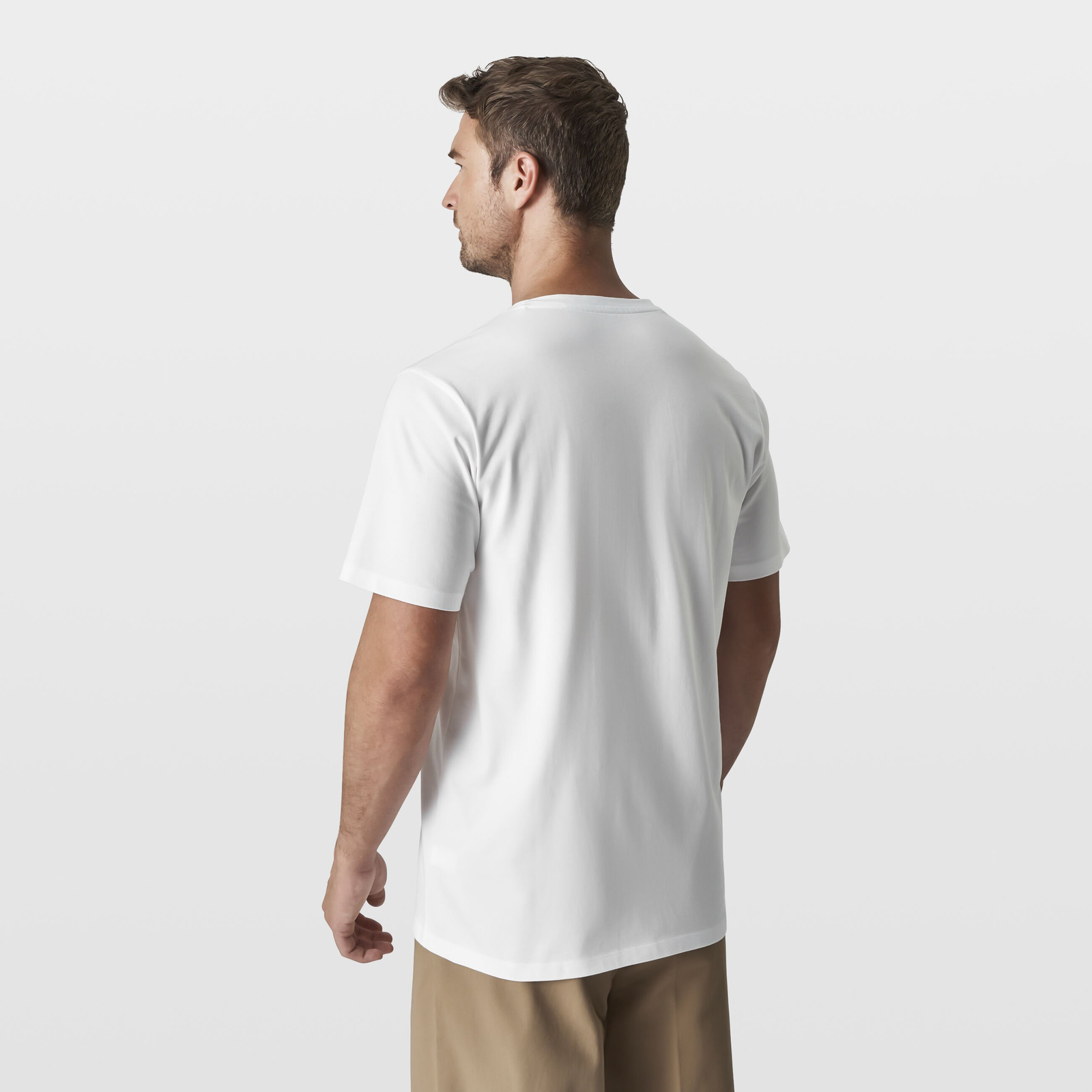 STRIPE DOT T-SHIRT - model