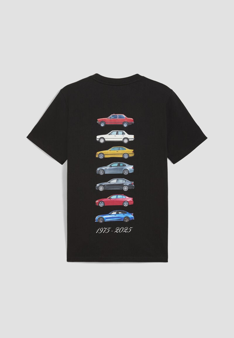 BMW 50 Years of 3 Series Regular Graphic Car T-Shirt