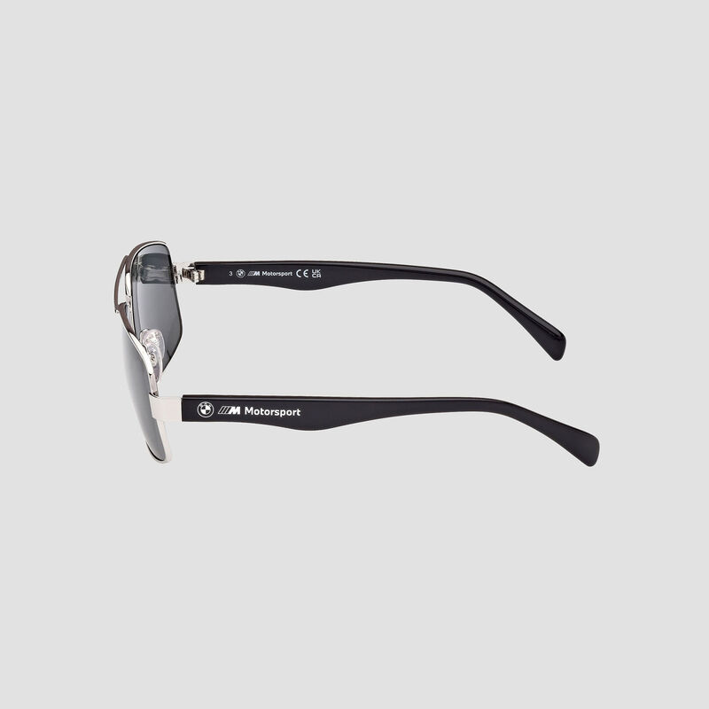 BMW Rechteckige Metall Sonnenbrille
