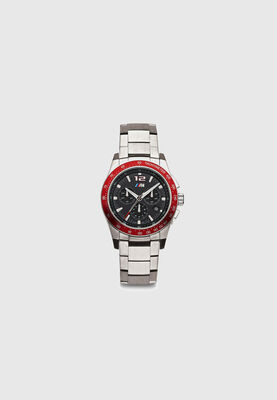 BMW M Chrono Metal Watch Silver - Men's