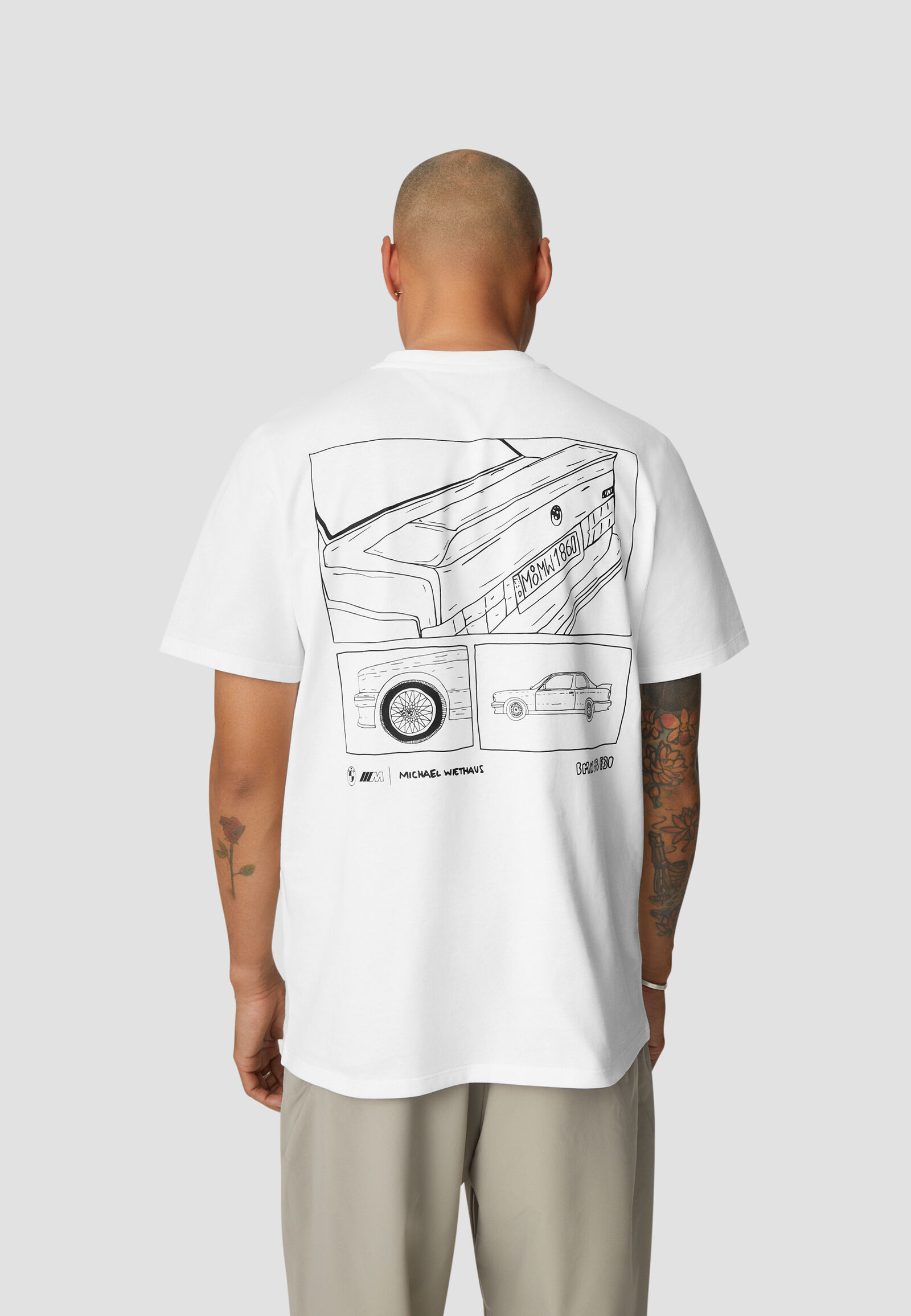 BMW x Michael Wiethaus E30 Print T-Shirt - model