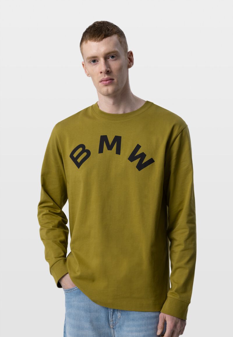 Camiseta de manga larga BMW de estilo holgado
