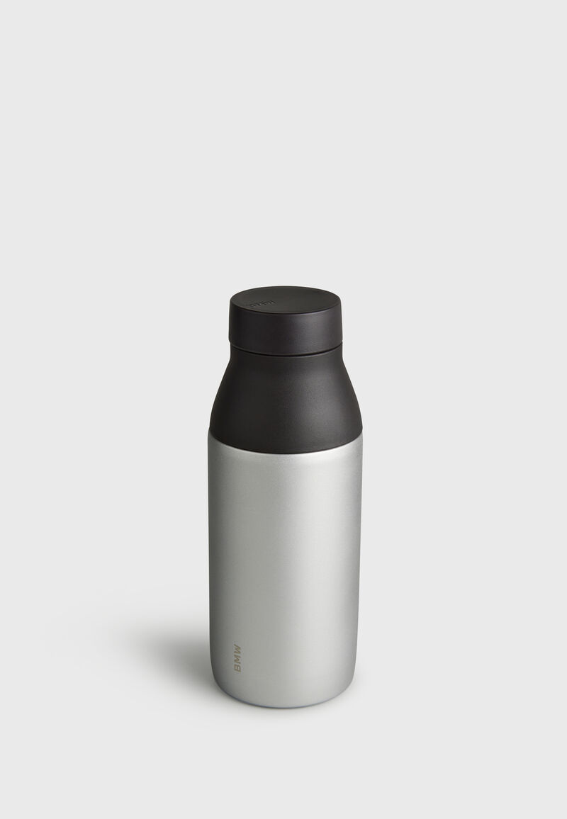 BMW Stainless Steel Water Bottle, Standard Lid. Water bottle with