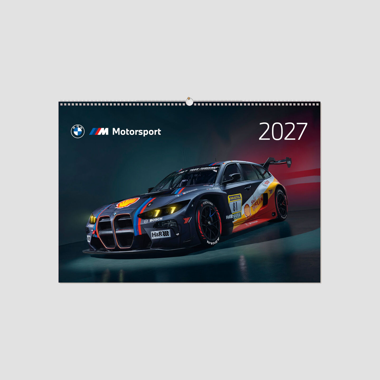 BMW M MS WALL CALENDAR 2027 - hi-res