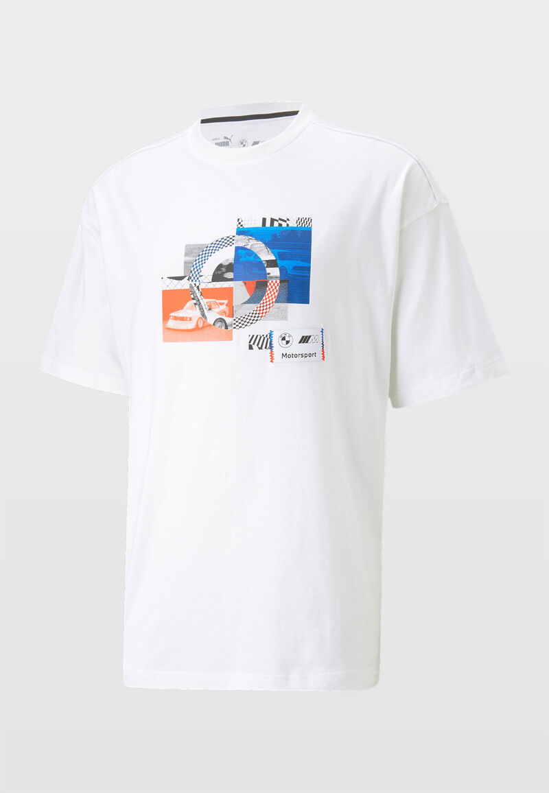 Camiseta Car Graphic para hombre con el logo de equipo Puma BMW M Motorsport
