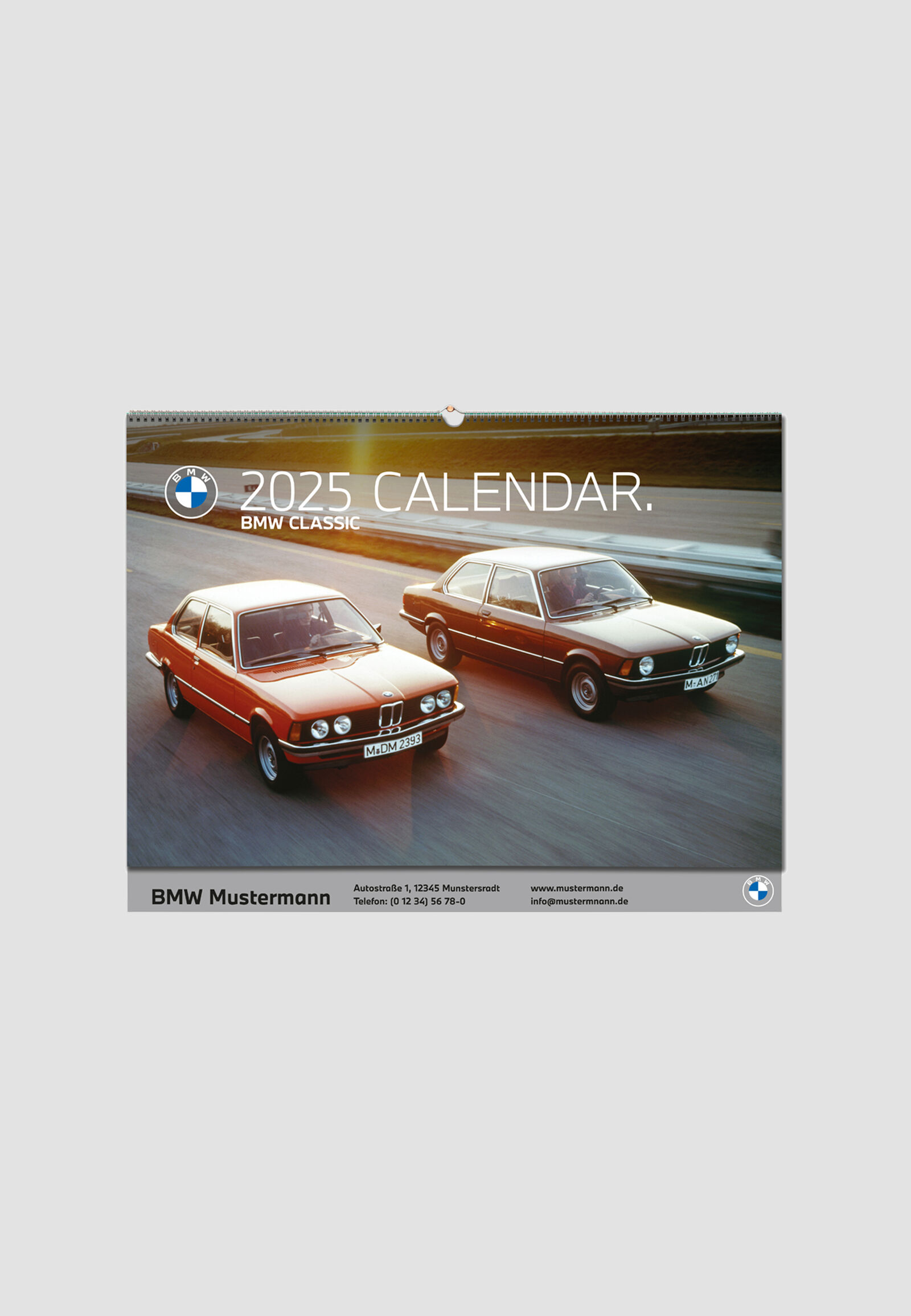 BMW Classic Wall Calendar. - hi-res
