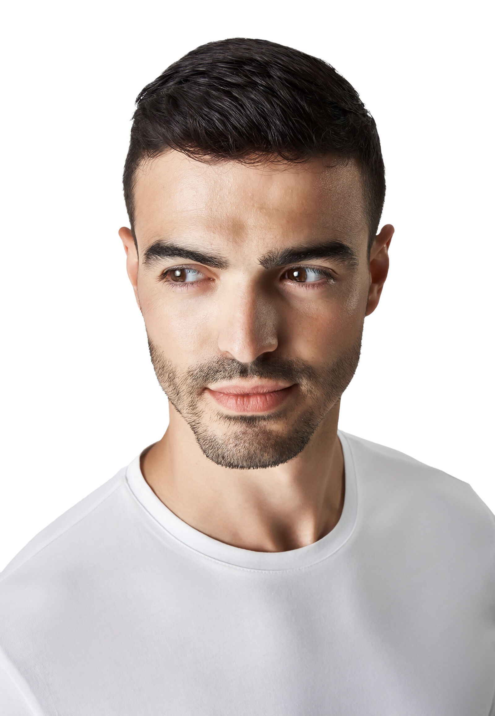 OFFSET TAG T-SHIRT - model