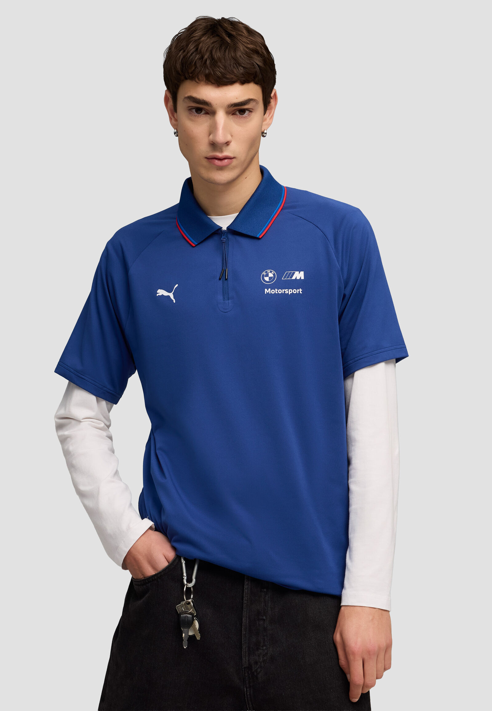 BMW LS Cloudspun Polo - Pro Blue-M