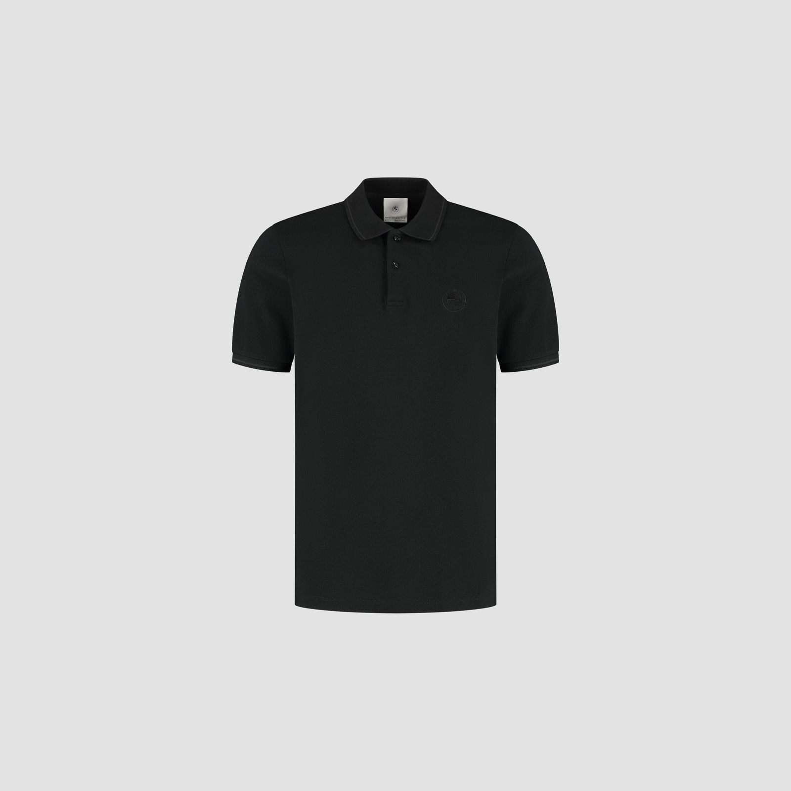 CORE MENS MICRO SYMBOL POLO - black