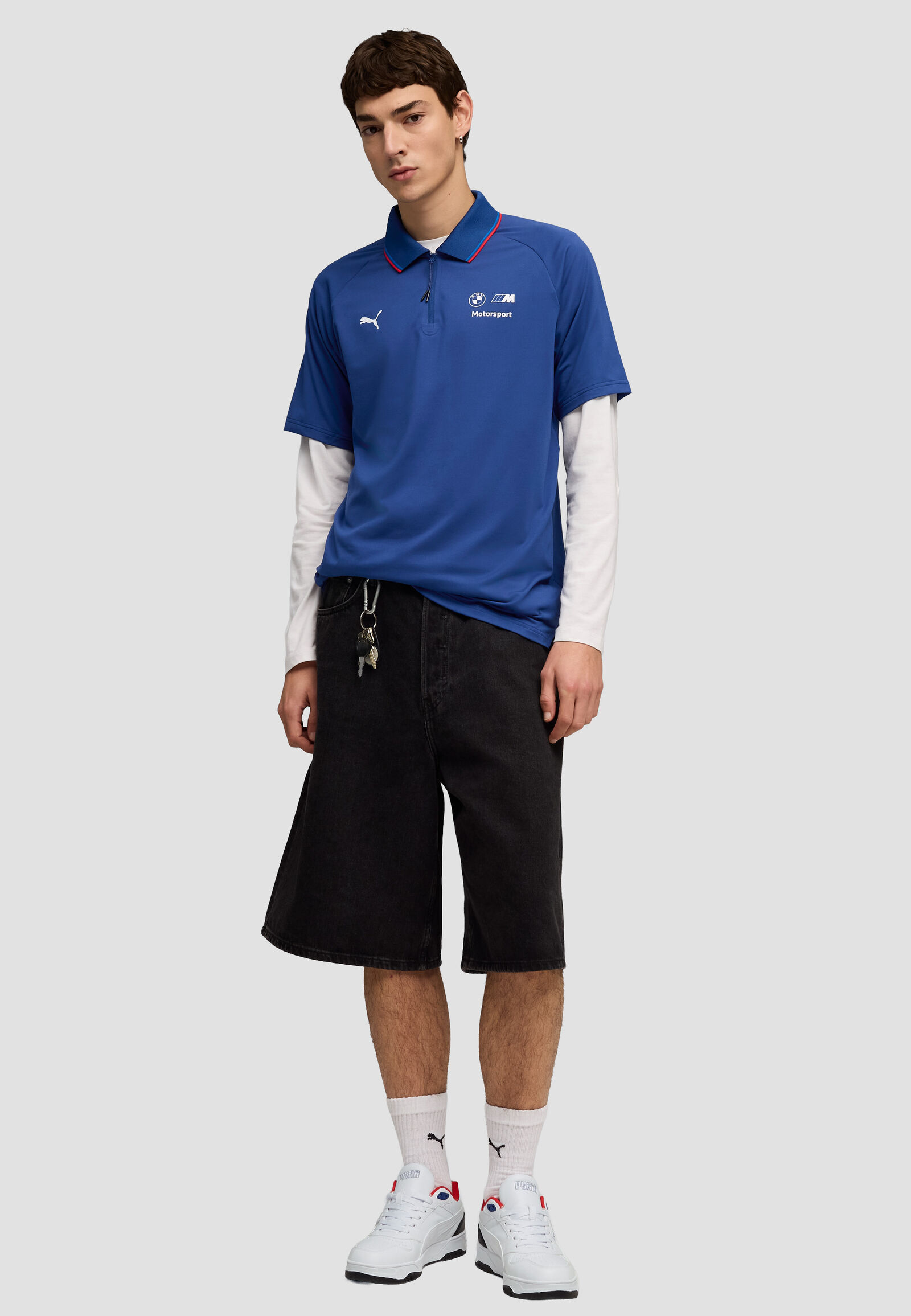 BMW LS Cloudspun Polo - Pro Blue-M