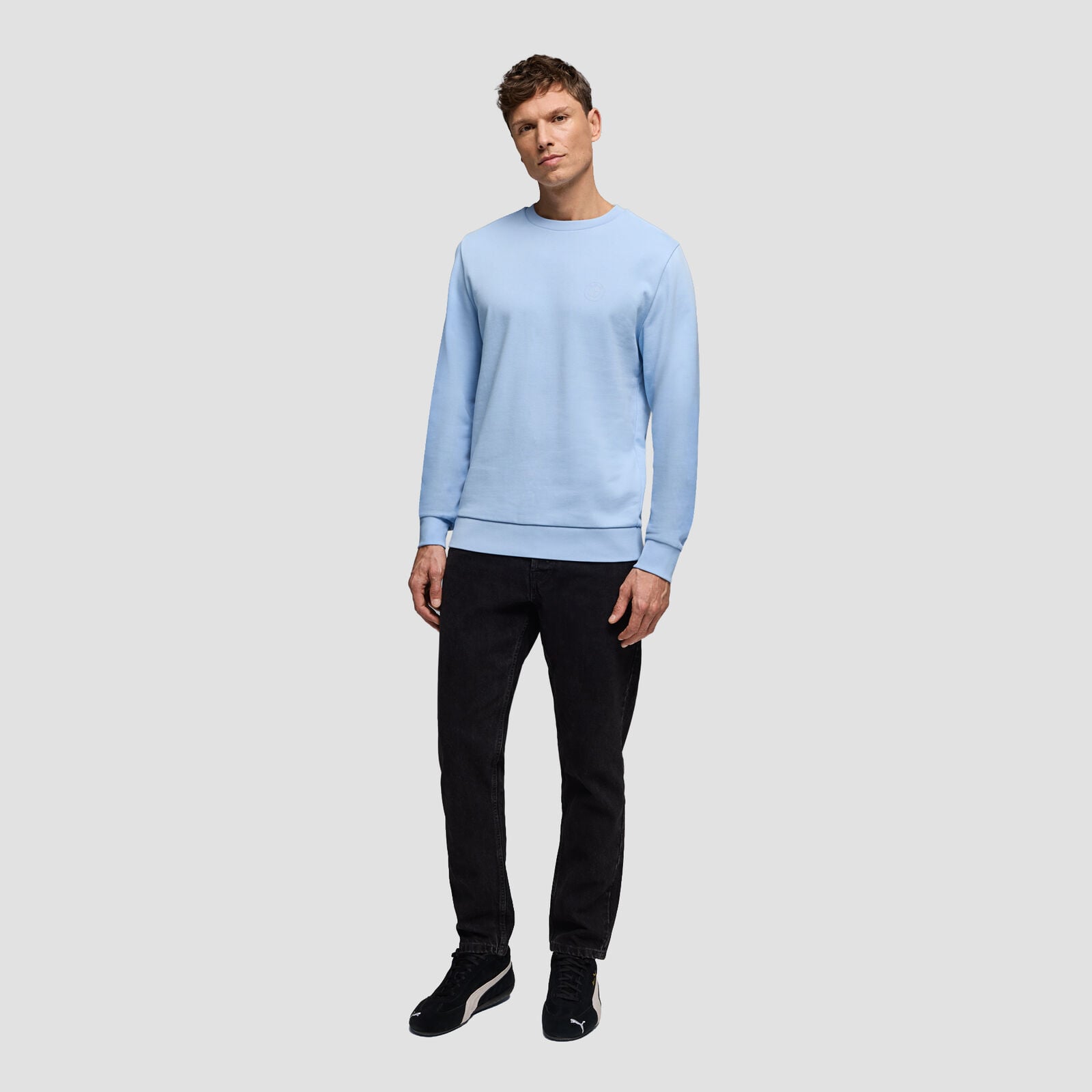 ARCH CREW NECK - Chambray