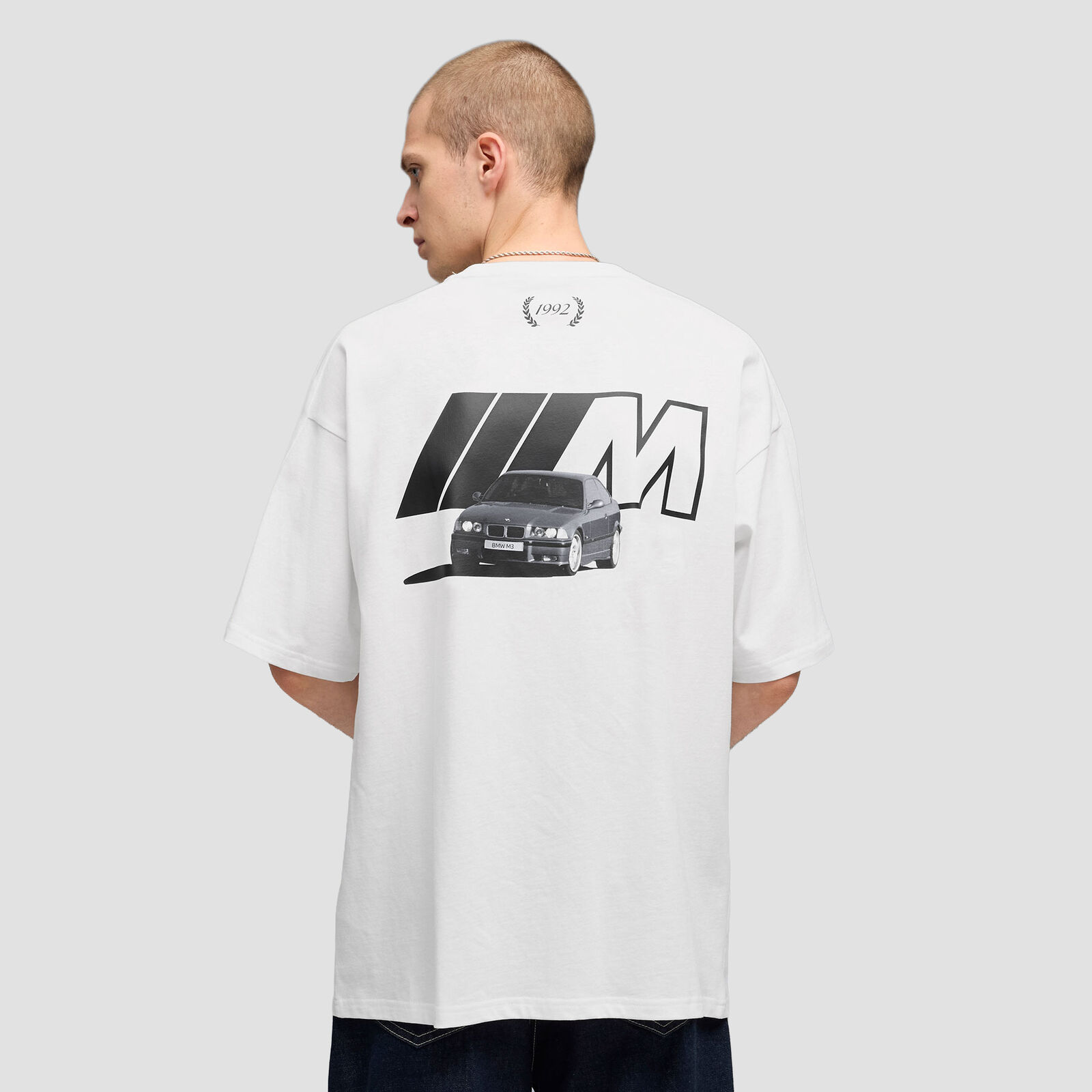 BMW LS M3 T7 Tee - Puma White