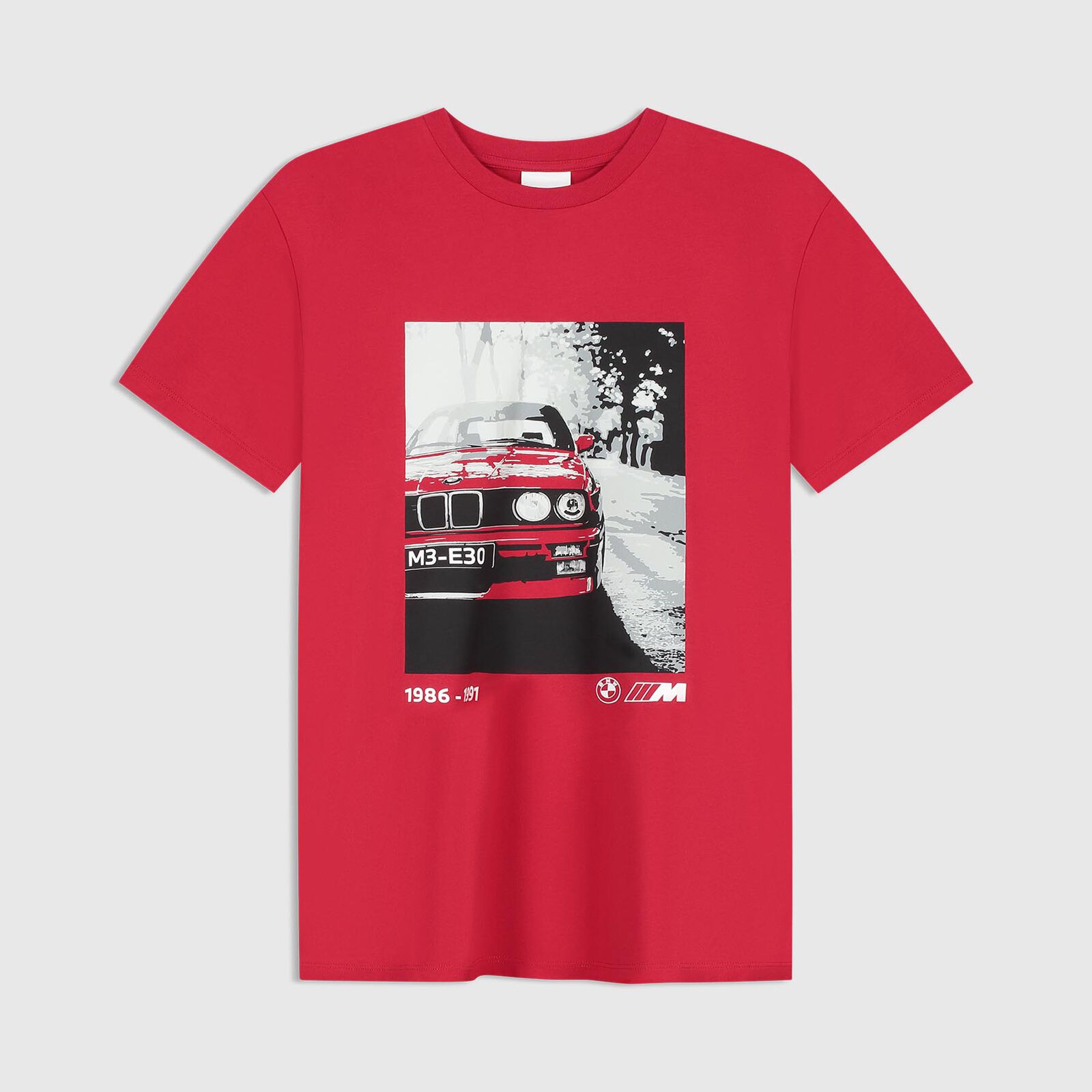 Core M 40YRS M3-E30 T-SHIRT - Brilliant Red