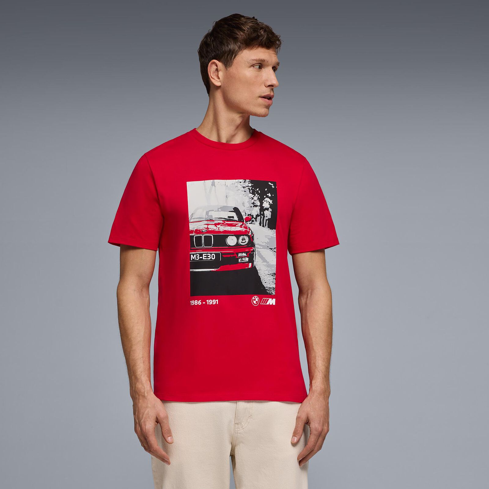 Core M 40YRS M3-E30 T-SHIRT - Brilliant Red