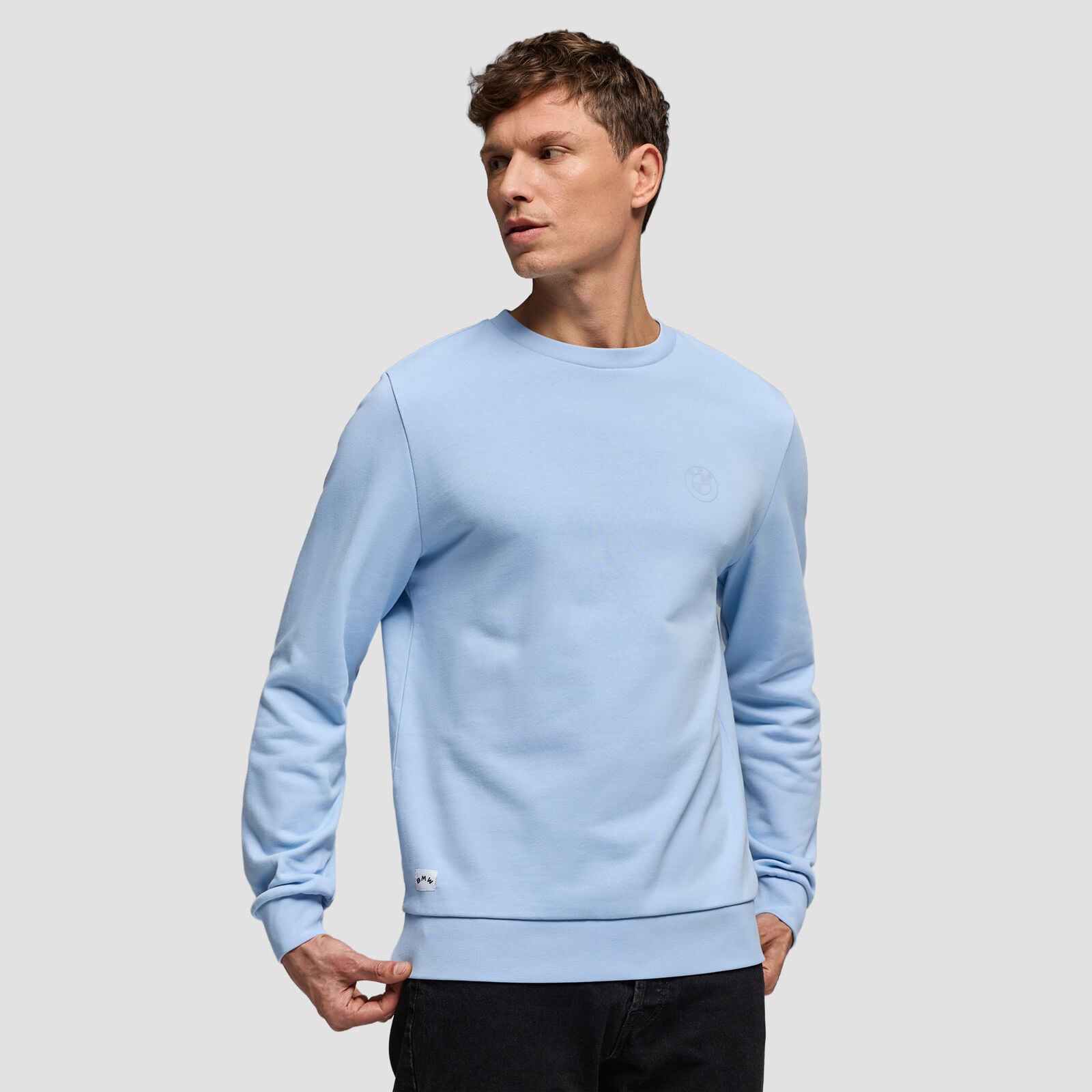 ARCH CREW NECK - Chambray
