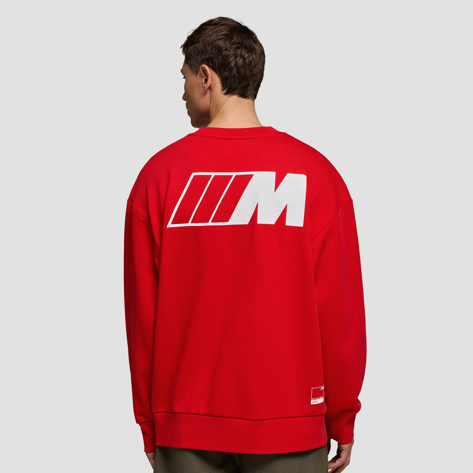 M REVERSE CREWNECK - red