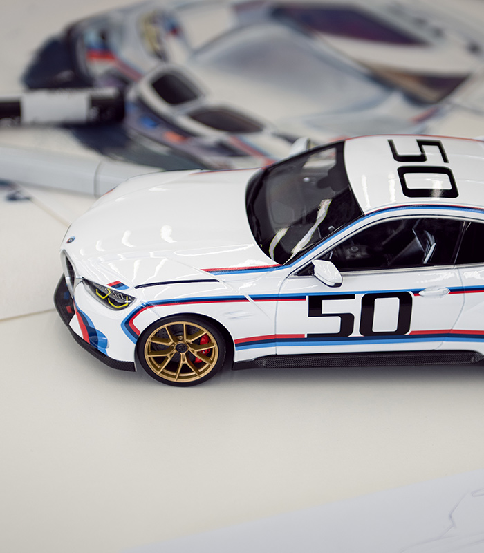 BMW M 3.0 CSL Miniature Model